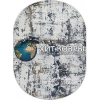 Турецкий ковер Regnum 37379 Голубой-серый овал
